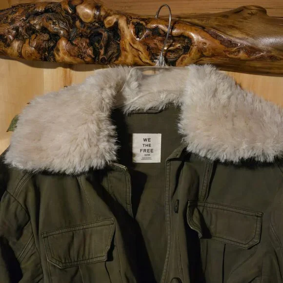 Free People We The Free Jonah Safari Jacket M NWT - Picture 3 of 5